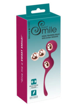 Kegel training balls with extra weights